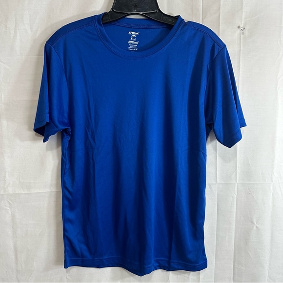 EPICool Kids Performance Dry-Fit Fresh Odor Control Crew T-Shirt Blue Youth L - Picture 1 of 5